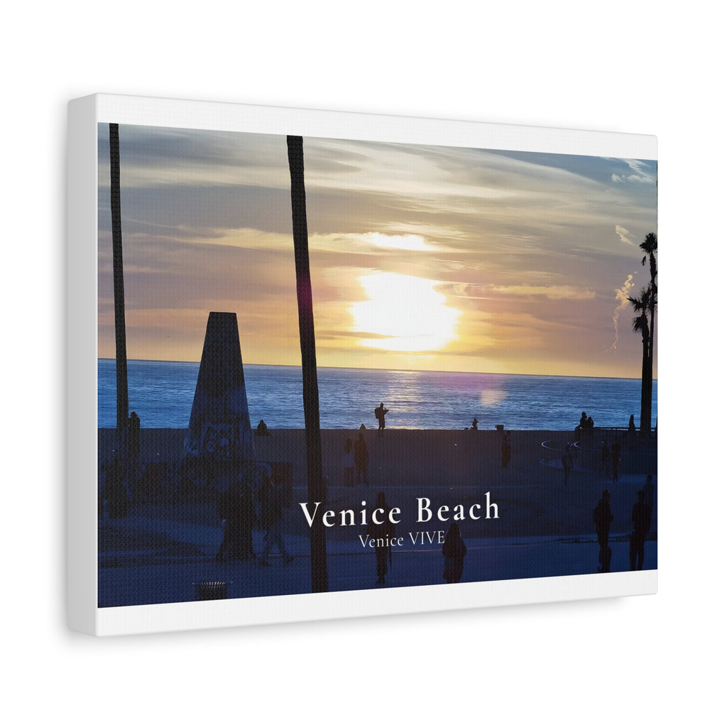 Venice Beach Sunset Canvas Print – Venice VIVE | Matte Canvas, Stretched, 1.25"