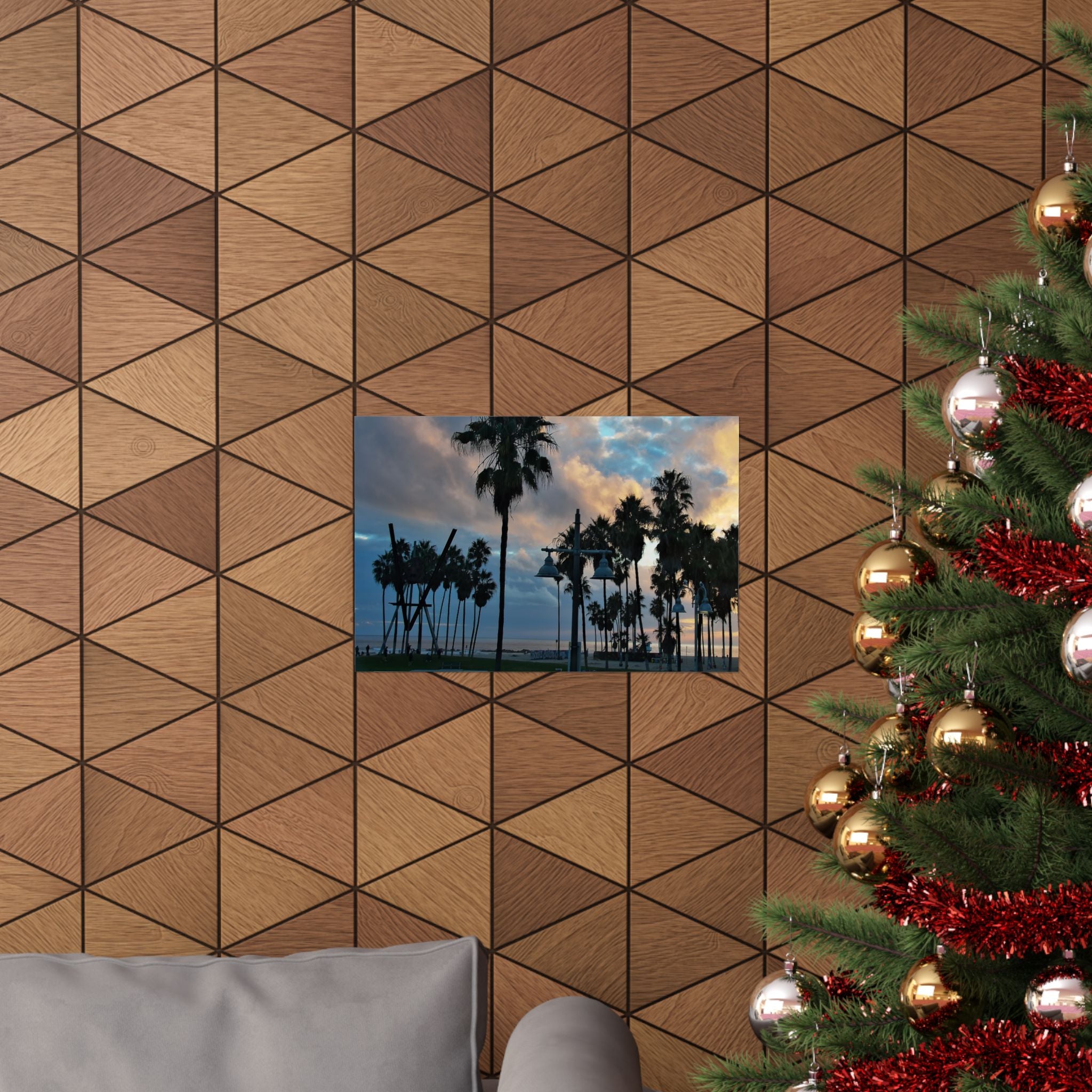 Venice Beach Captured by Live Camera | Matte Horizontal Posters