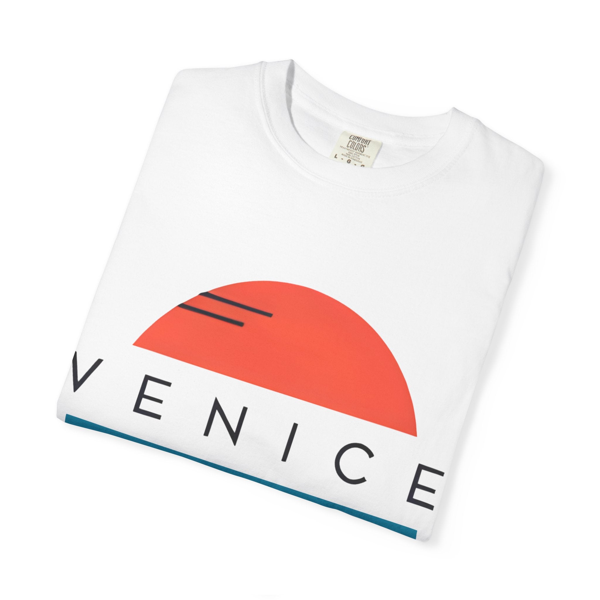 VENICE VIVE Classic Logo T-Shirt | Unisex Garment-Dyed T-shirt
