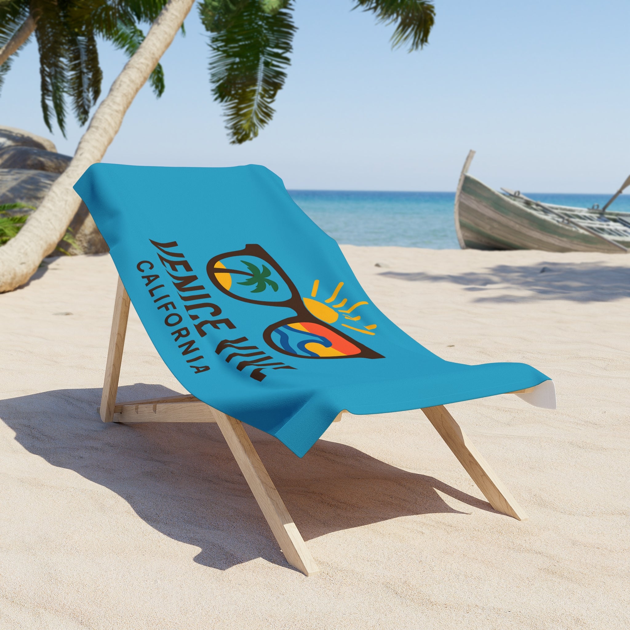 Venice Vive Logo Beach Towel