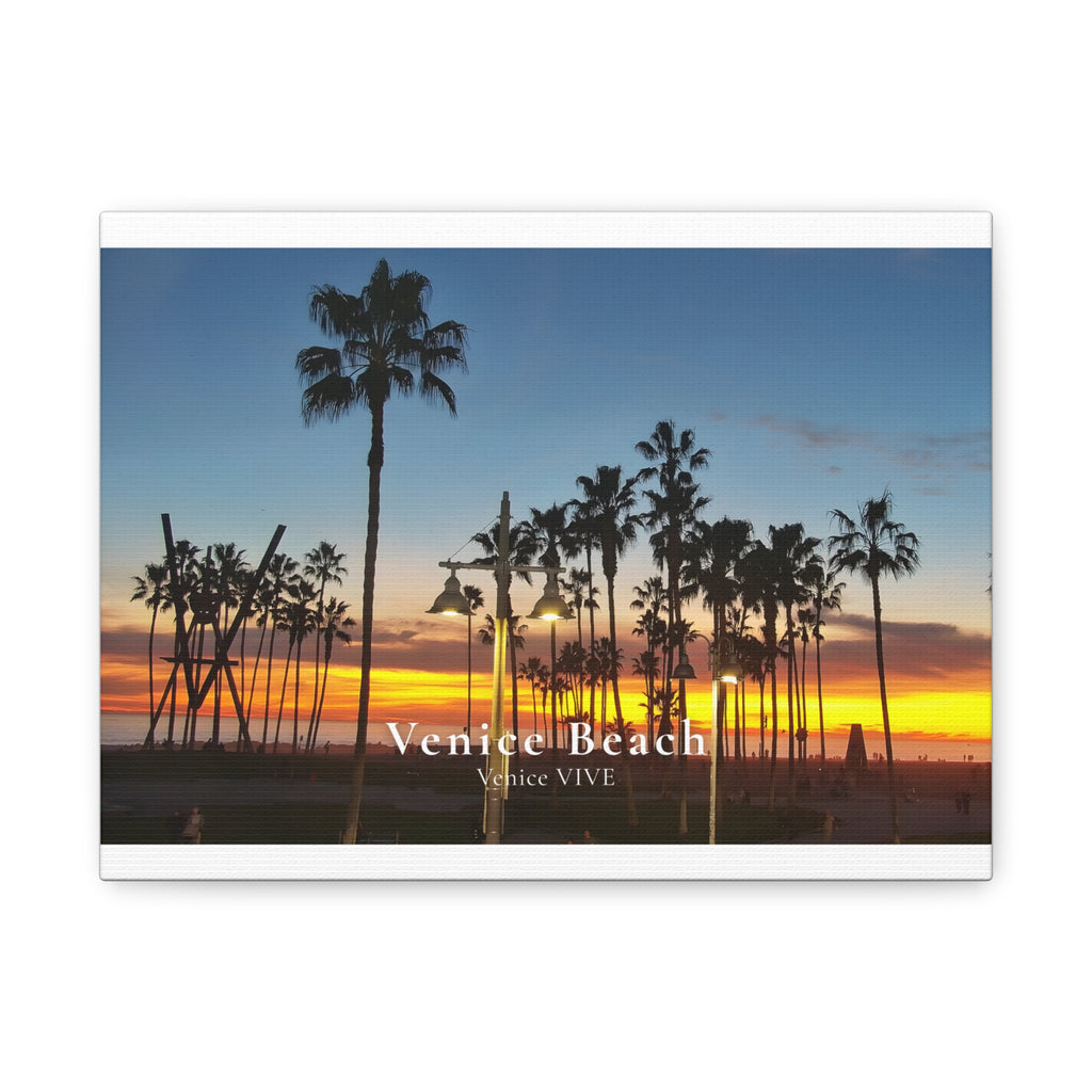 Venice Beach Sunset Canvas Print – Venice VIVE | Matte Canvas, Stretched, 1.25"