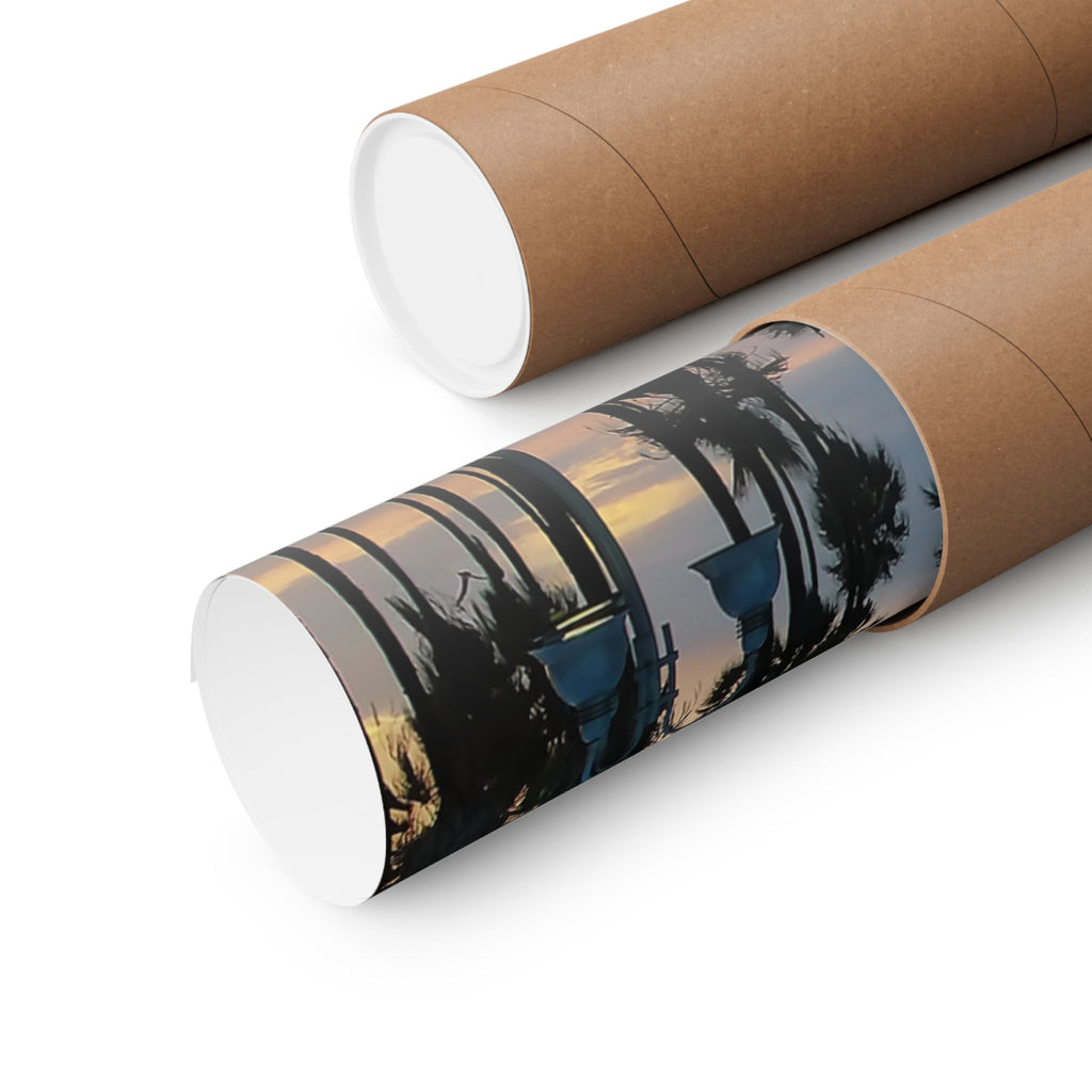 Venice Beach Captured by Live Camera | Matte Horizontal Posters