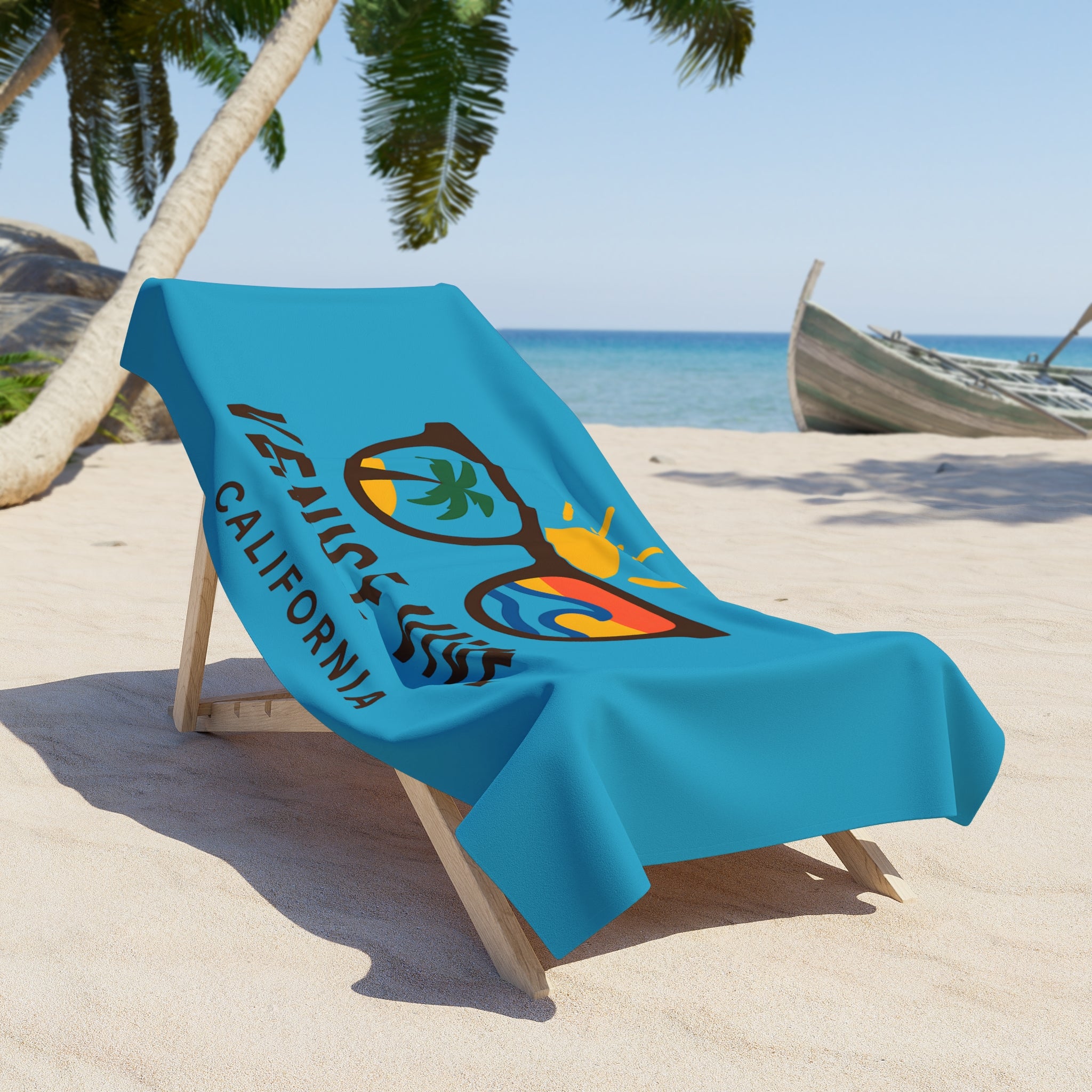 Venice Vive Logo Beach Towel