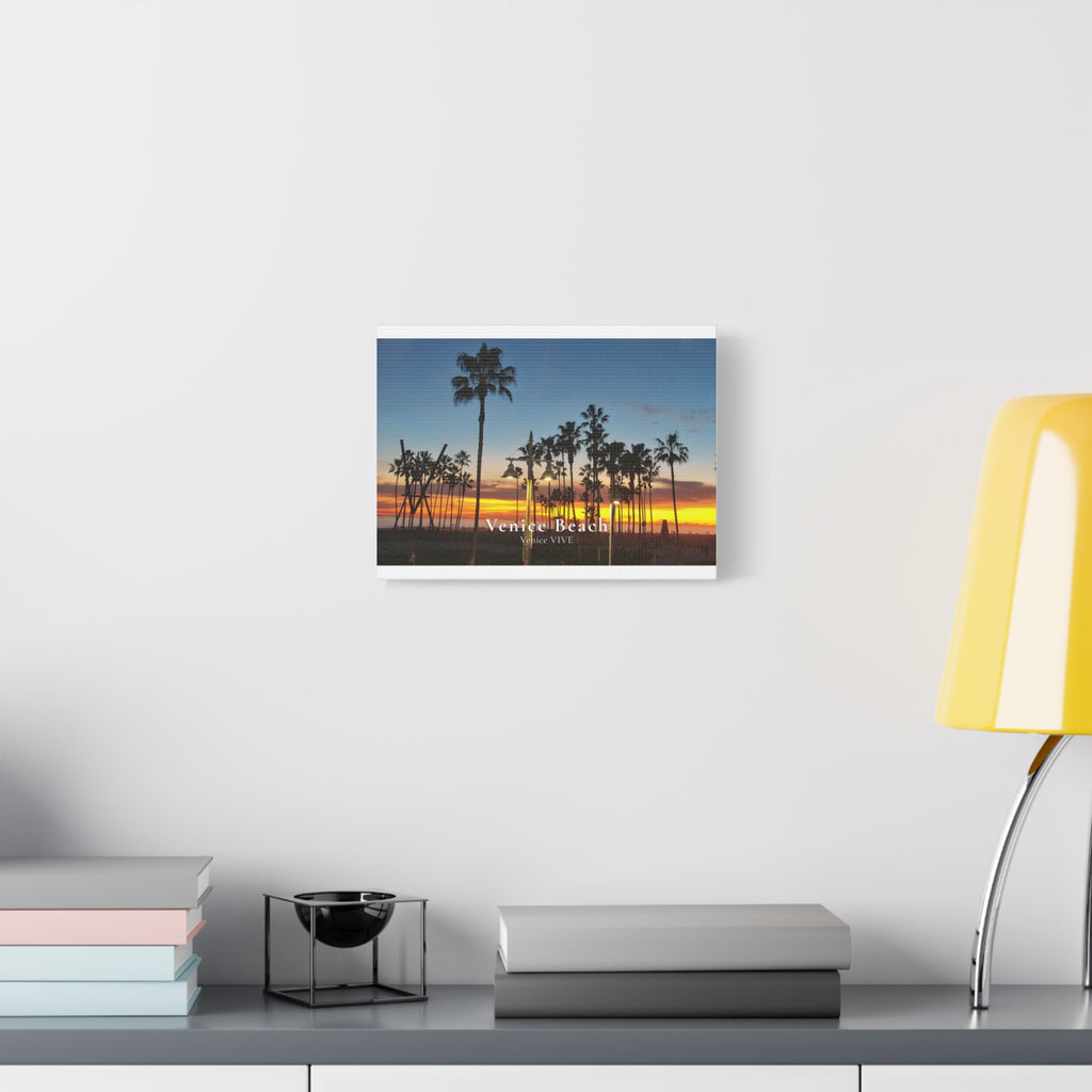 Venice Beach Sunset Canvas Print – Venice VIVE | Matte Canvas, Stretched, 1.25"
