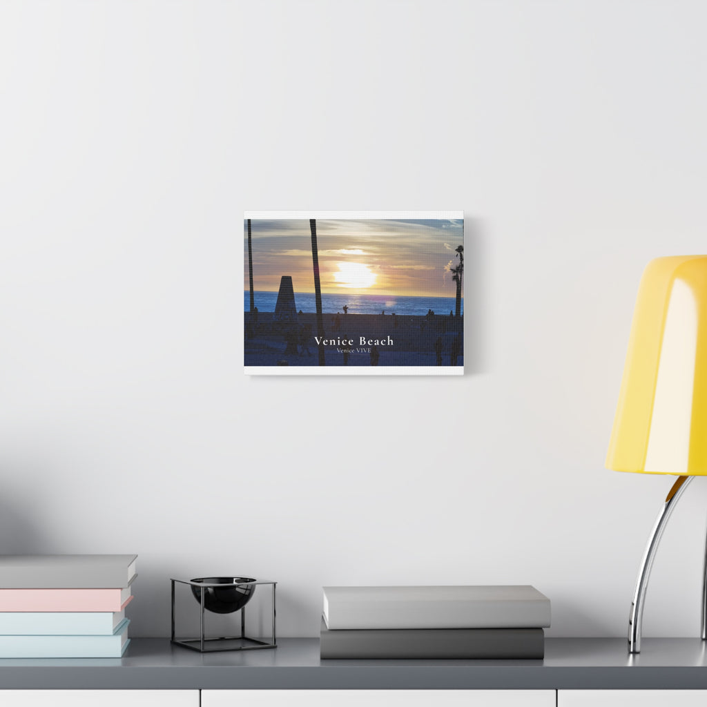 Venice Beach Sunset Canvas Print – Venice VIVE | Matte Canvas, Stretched, 1.25"